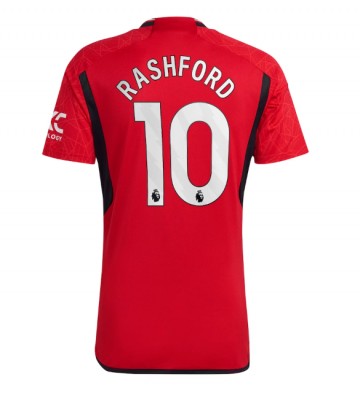 Manchester United Marcus Rashford #10 Replika Hjemmebanetrøje 2023-24 Kortærmet